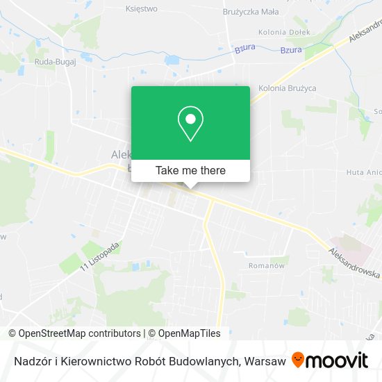 Nadzór i Kierownictwo Robót Budowlanych map