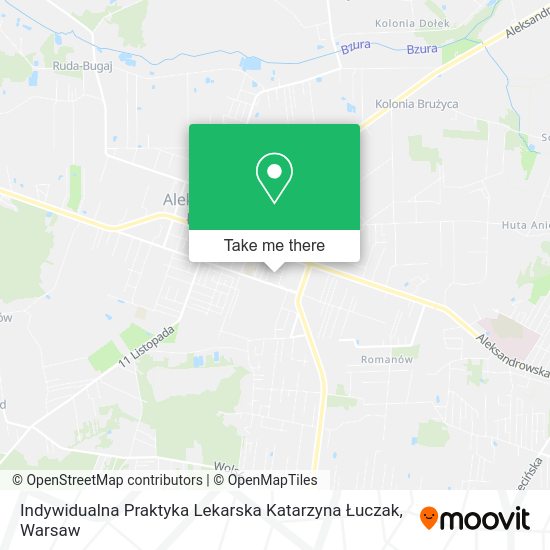 Indywidualna Praktyka Lekarska Katarzyna Łuczak map