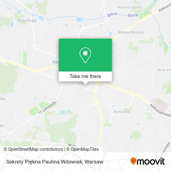 Sekrety Piękna Paulina Wdowiak map