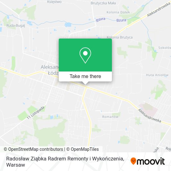 Radosław Ziąbka Radrem Remonty i Wykończenia map