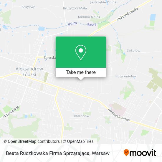 Beata Ruczkowska Firma Sprzątająca map