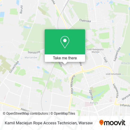 Kamil Maciejun Rope Access Technician map