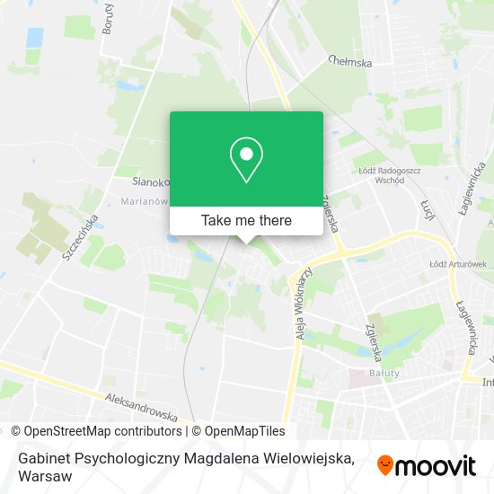 Gabinet Psychologiczny Magdalena Wielowiejska map