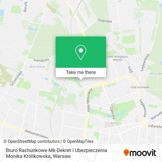 Biuro Rachunkowe Mk-Dekret i Ubezpieczenia Monika Królikowska map