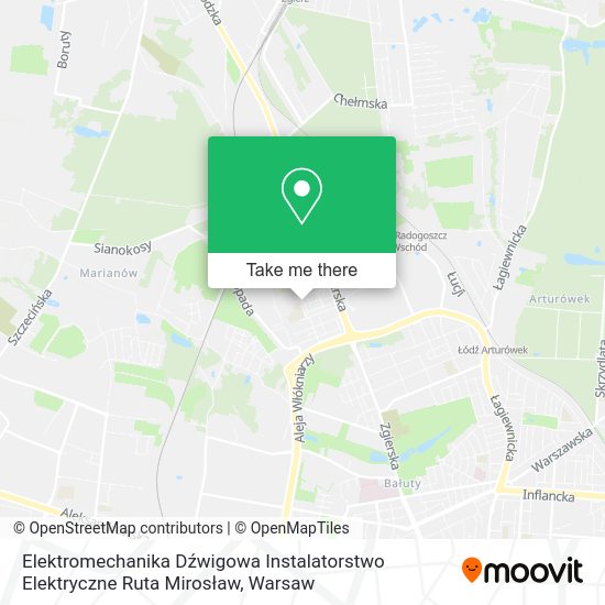 Elektromechanika Dźwigowa Instalatorstwo Elektryczne Ruta Mirosław map