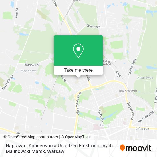 Naprawa i Konserwacja Urządzeń Elektronicznych Malinowski Marek map