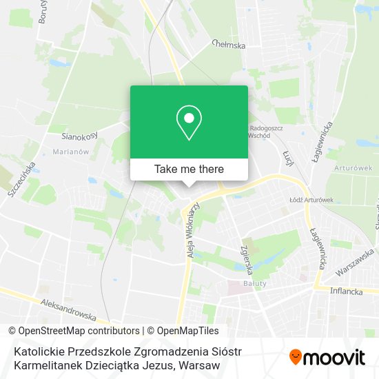 Katolickie Przedszkole Zgromadzenia Sióstr Karmelitanek Dzieciątka Jezus map