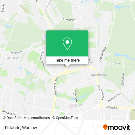 Карта Fitfabric