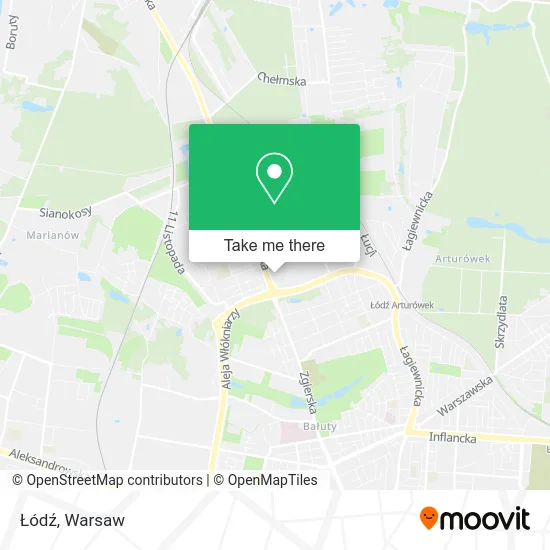 Карта Łódź