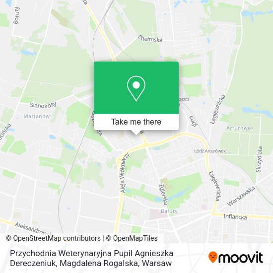 Przychodnia Weterynaryjna Pupil Agnieszka Dereczeniuk, Magdalena Rogalska map