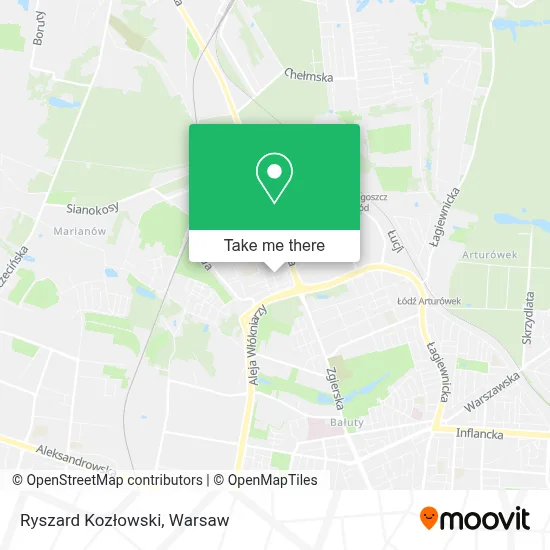 Ryszard Kozłowski map