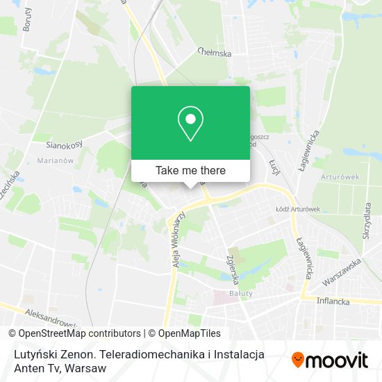 Lutyński Zenon. Teleradiomechanika i Instalacja Anten Tv map