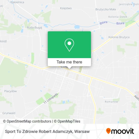 Sport To Zdrowie Robert Adamczyk map