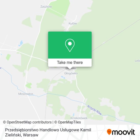 Przedsiębiorstwo Handlowo Usługowe Kamil Zieliński map