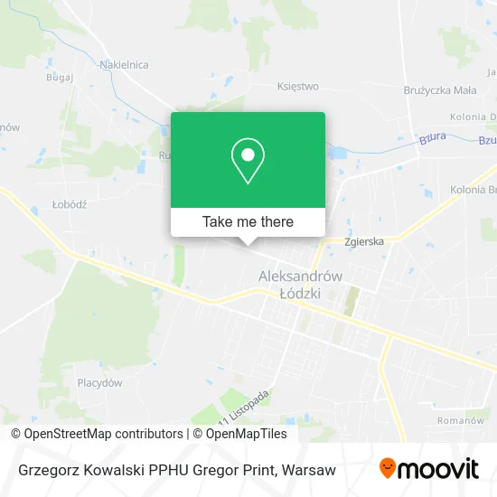 Карта Grzegorz Kowalski PPHU Gregor Print