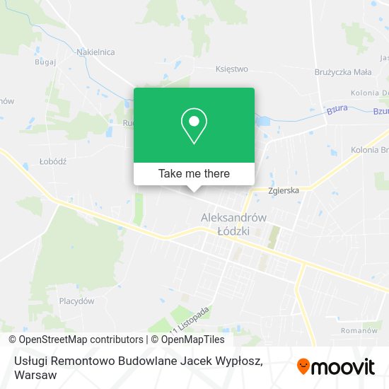 Usługi Remontowo Budowlane Jacek Wypłosz map