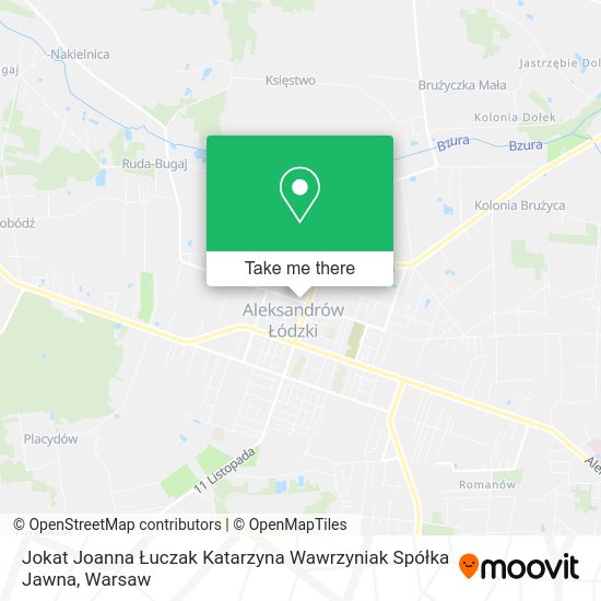 Jokat Joanna Łuczak Katarzyna Wawrzyniak Spółka Jawna map