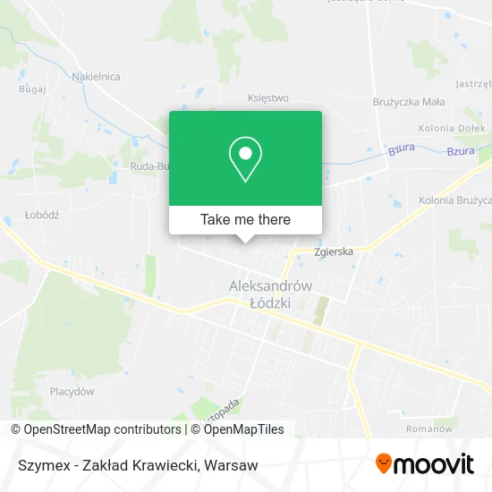 Карта Szymex - Zakład Krawiecki