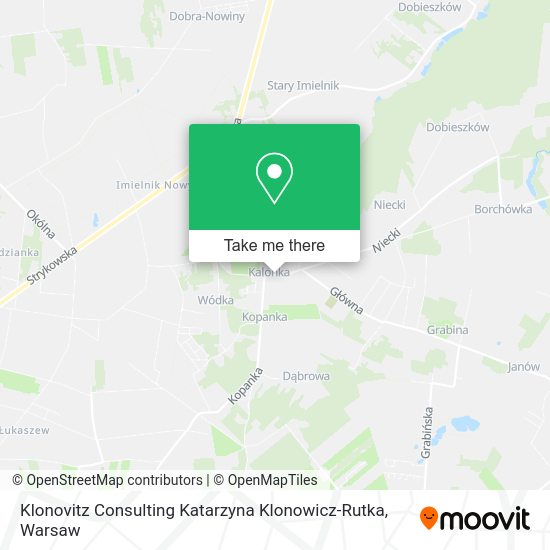 Klonovitz Consulting Katarzyna Klonowicz-Rutka map