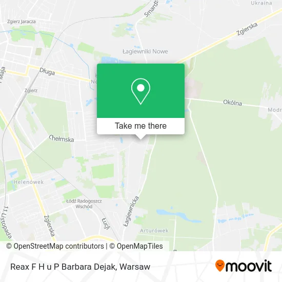 Карта Reax F H u P Barbara Dejak