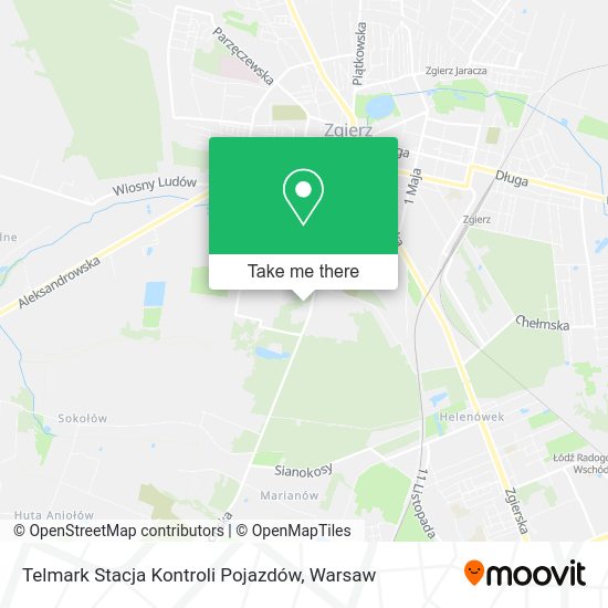 Telmark Stacja Kontroli Pojazdów map