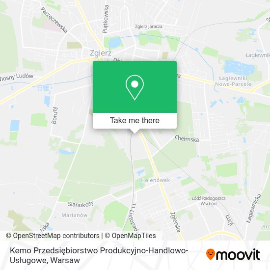 Kemo Przedsiębiorstwo Produkcyjno-Handlowo-Usługowe map