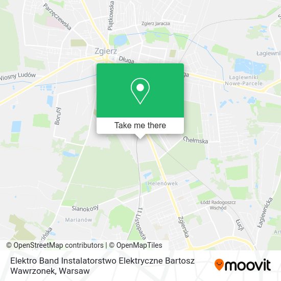 Elektro Band Instalatorstwo Elektryczne Bartosz Wawrzonek map