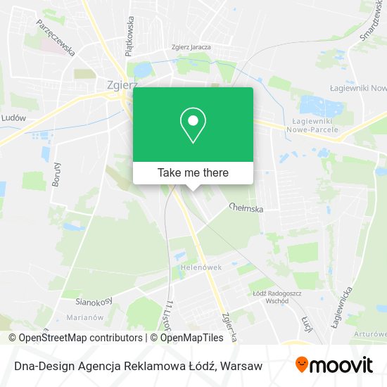 Dna-Design Agencja Reklamowa Łódź map