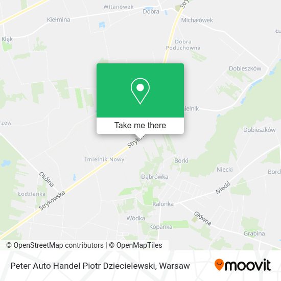 Peter Auto Handel Piotr Dziecielewski map