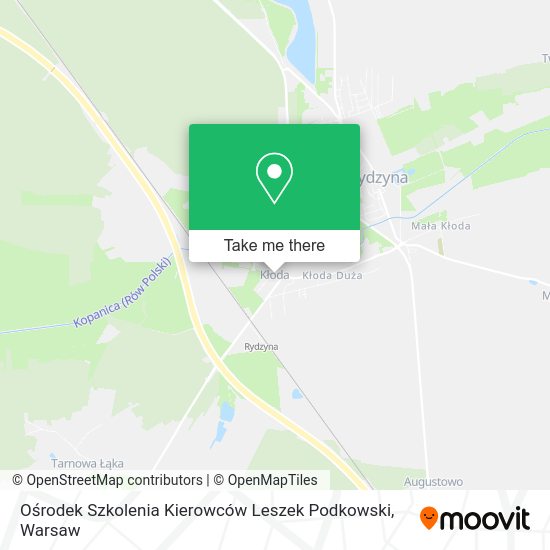 Ośrodek Szkolenia Kierowców Leszek Podkowski map