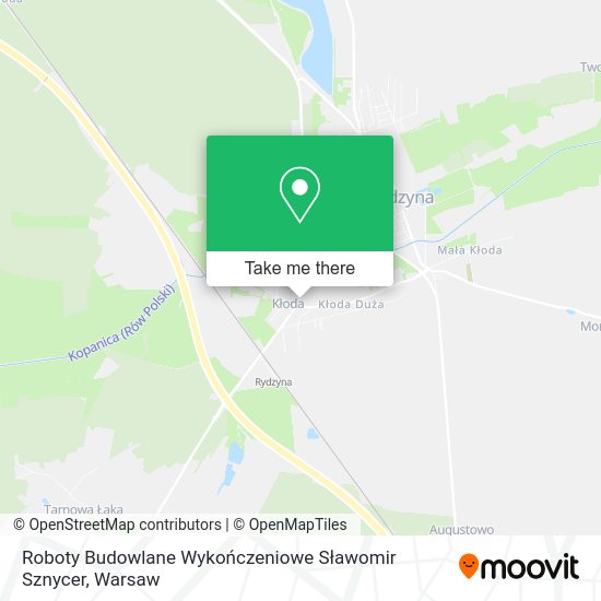 Roboty Budowlane Wykończeniowe Sławomir Sznycer map