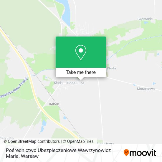 Pośrednictwo Ubezpieczeniowe Wawrzynowicz Maria map