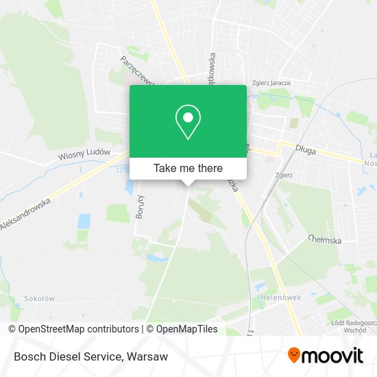 Bosch Diesel Service map