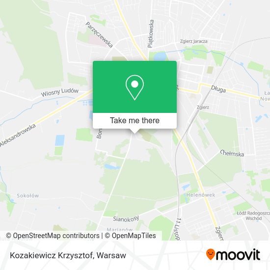 Kozakiewicz Krzysztof map