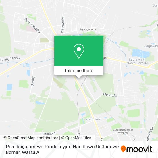 Przedsiębiorstwo Produkcyjno Handlowo Us3ugowe Bemar map