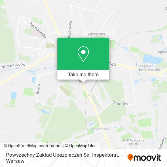 Powszechny Zakład Ubezpieczeń Sa. Inspektorat map