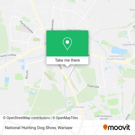 National Hunting Dog Show map