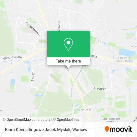 Карта Biuro Konsultingowe Jacek Myślak