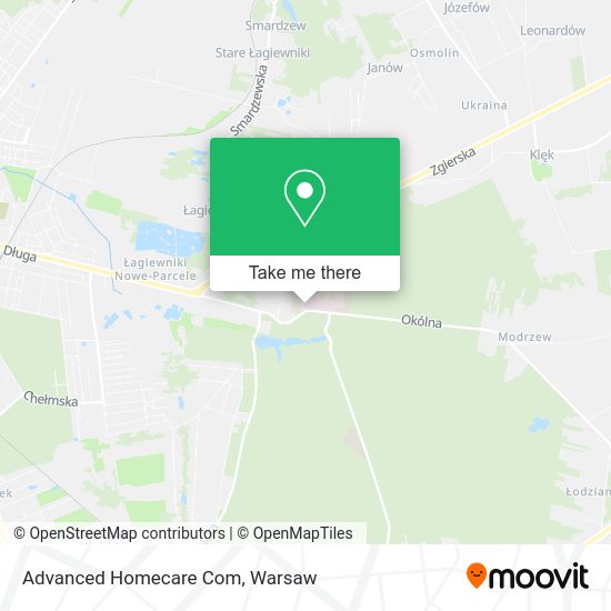 Advanced Homecare Com map