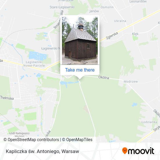 Kapliczka św. Antoniego map