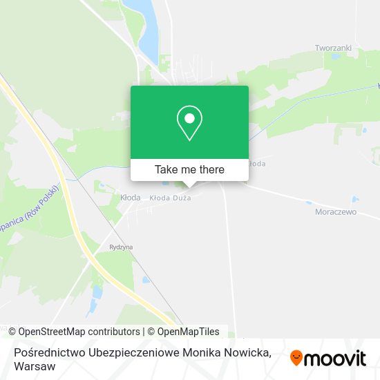 Pośrednictwo Ubezpieczeniowe Monika Nowicka map