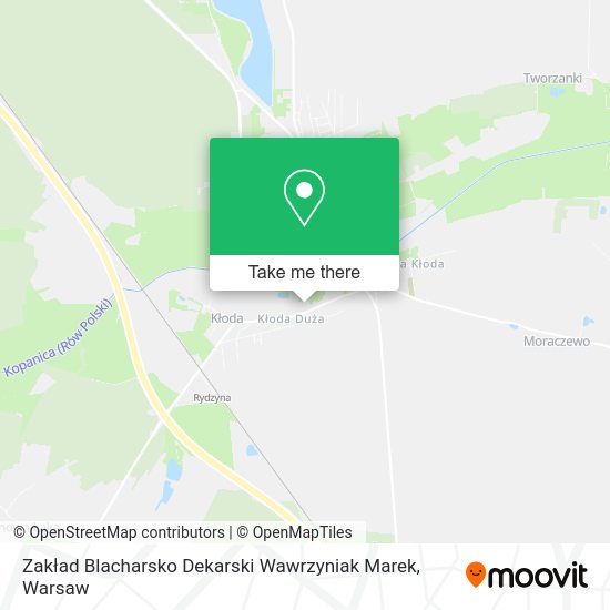 Zakład Blacharsko Dekarski Wawrzyniak Marek map