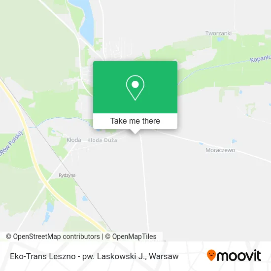 Карта Eko-Trans Leszno - pw. Laskowski J.