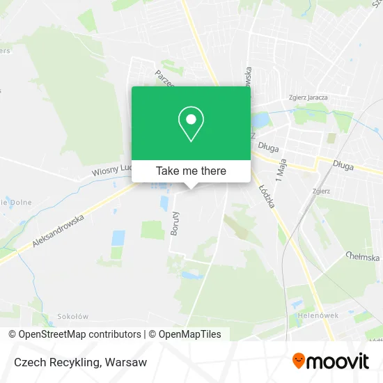 Карта Czech Recykling