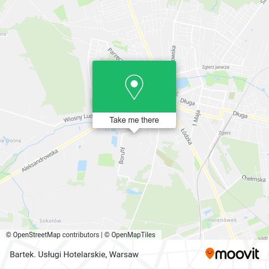 Bartek. Usługi Hotelarskie map