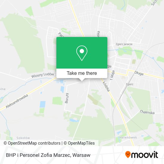 BHP i Personel Zofia Marzec map