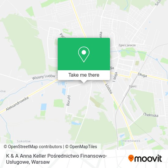 K & A Anna Keller Pośrednictwo Finansowo-Usługowe map