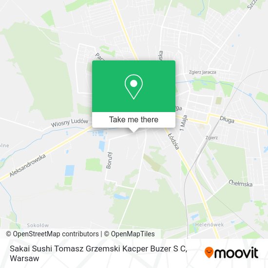 Sakai Sushi Tomasz Grzemski Kacper Buzer S C map