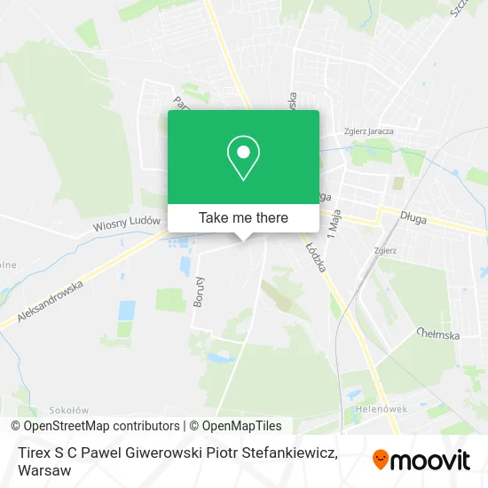 Карта Tirex S C Pawel Giwerowski Piotr Stefankiewicz