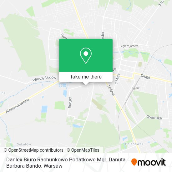 Danlex Biuro Rachunkowo Podatkowe Mgr. Danuta Barbara Bando map